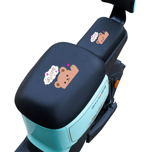 洛典电动车新国标坐垫防水防晒