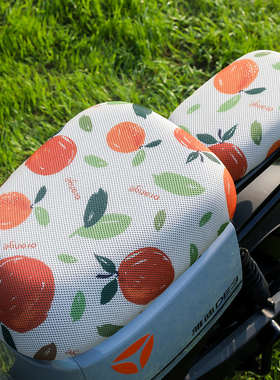 新国标电动车坐垫套雅迪Q1欧逸防晒新日XC1XC2绿源INNO7爱玛台铃