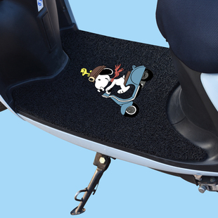 电动车脚垫新国标电动摩托车通用防滑垫爱玛雅迪防水防晒自由裁剪