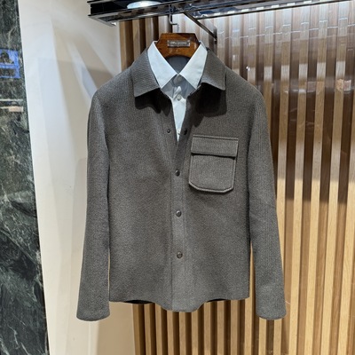 卡尔丹顿男装24秋冬新款翻领休闲夹克外套AE5W25134专柜3680