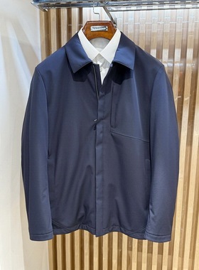 路卡迪龙秋冬水貂绒尼克服商务翻领加棉外套361237101专柜26880