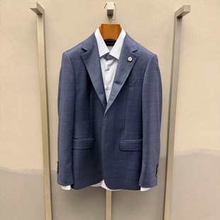 卡尔丹顿男装春款绵羊毛商务西服西裤套装KGAS11605NAN5吊牌8800