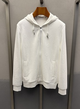 卡尔丹顿男装秋冬款商务休闲连帽T恤SEMW11724FAW8专柜1698