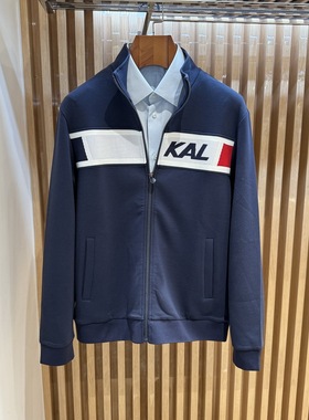 卡尔丹顿秋冬款商务休闲立领针织夹克外套KCCW21712专柜2380