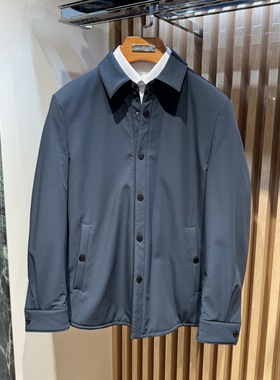 路卡迪龙男装秋冬款翻领海狸毛皮内胆尼克服161217301专柜13880W