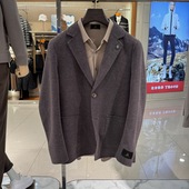 卡奴迪路男装 绵羊毛商务休闲单西西服外套80124650吊牌6980 秋冬款