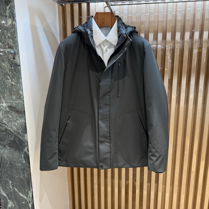 卡尔丹顿男装秋冬款商务休闲连帽羽绒服KEBW55910FAV4专柜5800