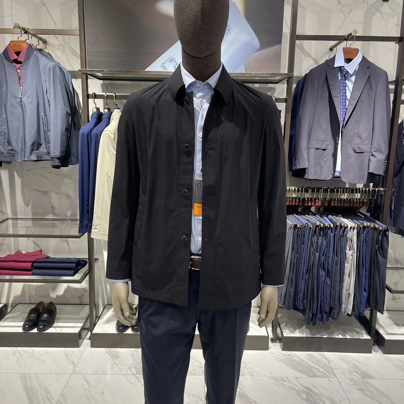 华斯度VASTO男装春秋都市商务翻领休闲风衣外套01C102031专柜3689