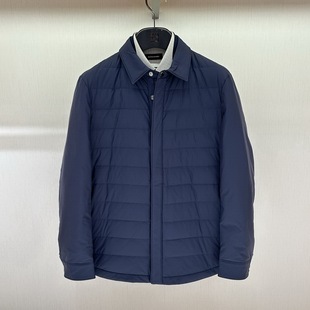 博斯绅威BOSSsunwen秋冬商务翻领羽绒服外套124225451070吊牌3980