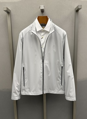 卡尔丹顿春商务休闲长袖立领单层夹克外套KGBS35115LAG1吊牌3280