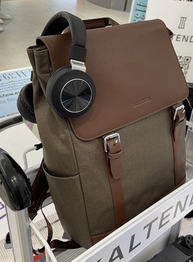 卡尔丹顿商务时尚男士棕色双肩包KBPW06632BAC2专柜2680