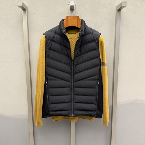 卡尔丹顿男装25秋冬商务立领羽绒马甲外套KFCW25996LAB1吊牌2980