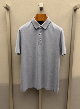 2026卡尔丹顿男装夏商务桑蚕丝短袖POLO衫KGAS10127FAN2专柜4680