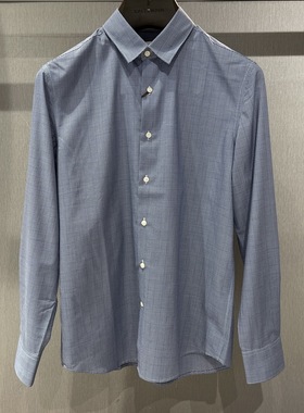 卡尔丹顿男装秋冬款商务格子长袖衬衫衬衣KBBW23554吊牌1680