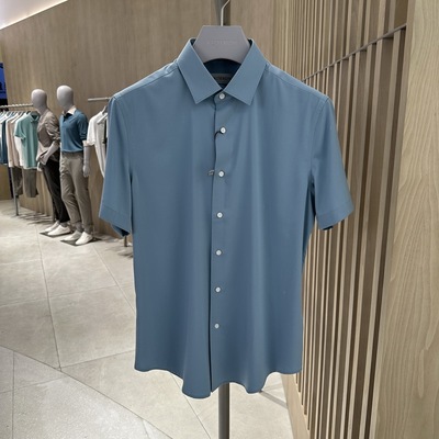 卡尔丹顿男装春夏款商务短袖衬衫衬衣多色KDAS43000吊牌1380