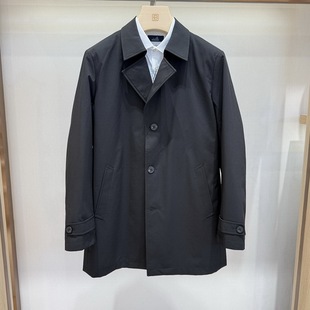博斯绅威秋冬商务西装领加棉风衣外套124314561180专柜正品3980