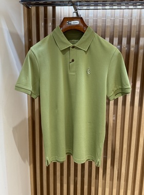 卡尔丹顿男装春夏款休闲翻领短袖T恤简约舒适KDBS50120吊牌1680