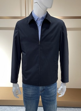 卡尔丹顿男装春秋款翻领羊毛休闲夹克外套AB5W05115专柜10800