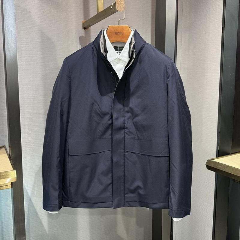华斯度VASTO男装秋冬尼克服商务立领羽绒服外套22C126326专柜6989