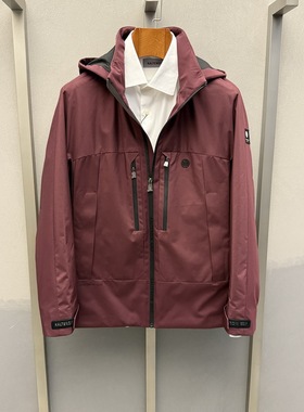 卡尔丹顿男装秋冬款商务休闲连帽夹克外套SFMW35312FAR5吊牌2698