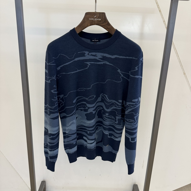 Hechter/丹尼爱特秋冬款商务休闲圆领套头毛衣DN41834专柜2990HC