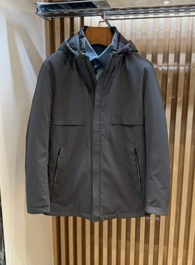 卡尔丹顿秋冬款连帽商务休闲棉衣棉服外套LFBW15913FAG2专柜5380