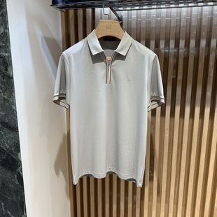 BOSSsunwen博斯绅威春夏商务翻领短袖T恤141120654580吊牌1980D