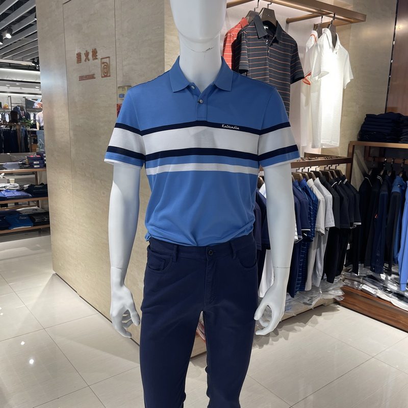 卡尔丹顿20年春夏新品男装短袖t恤翻领polo衫abs40141专柜1580