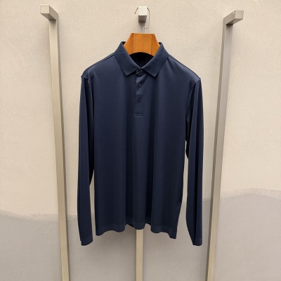 卡尔丹顿商务耐磨长袖POLO衫