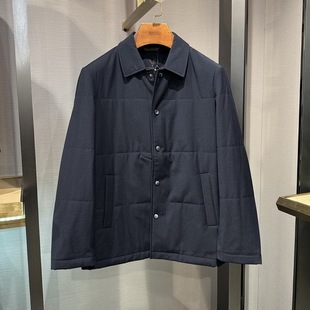 VASTO 秋冬翻领商务休闲棉衣棉服22C115076专柜4689 华斯度男装