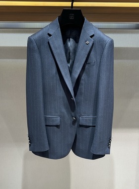 BOSSSUNWEN博斯绅威2024秋冬新款绵羊毛休闲西服西装143123211781