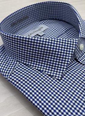 卡尔丹顿纯棉休闲长袖衬衣衬衫春秋款KBBS23610CAN6专柜1680HD