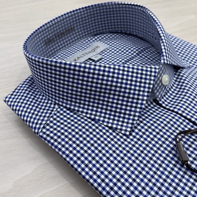 卡尔丹顿纯棉休闲长袖衬衣衬衫春秋款KBBS23610CAN6专柜1680HD