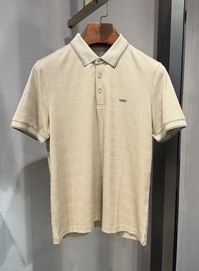 VASTO华斯度男装正品春夏款商务翻领短袖T恤31E051592吊牌2386