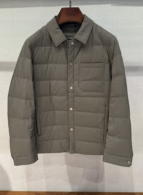 华斯度VASTO男装秋冬款翻领鹅绒商务休闲羽绒服22E201212专柜4686