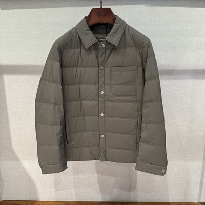 华斯度VASTO男装秋冬款翻领鹅绒商务休闲羽绒服22E201212专柜4686