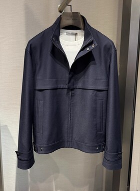 卡尔丹顿男装正品秋冬休闲立领夹克上衣外套KBCW25160专柜3680