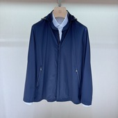 博斯绅威春秋款 商务休闲连帽风衣外套131224640580吊牌3380