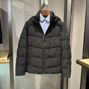 华斯度VASTO秋冬款 商务休闲连帽白鸭绒羽绒服22F201251专柜5985