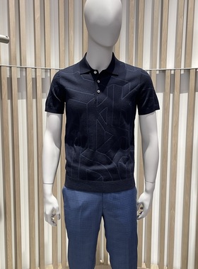 卡尔丹顿男装秋冬商务都市翻领羊毛衫KBBW20307FAN6专柜2380HD