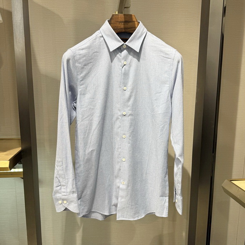 华斯度长袖商务休闲纯棉衬衫