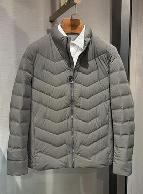 华斯度VASTO秋冬款商务休闲立领白鸭绒羽绒服12E112198专柜4686