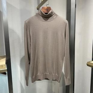 华斯度VASTO男装 22E072152专柜2386 秋冬羊毛商务高领百搭羊毛衫