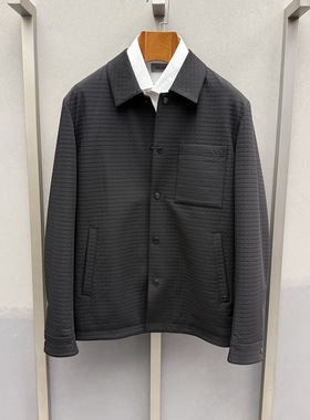 卡尔丹顿新款男装2025秋冬商务行政翻领棉衣棉服KFBW35504FAB1