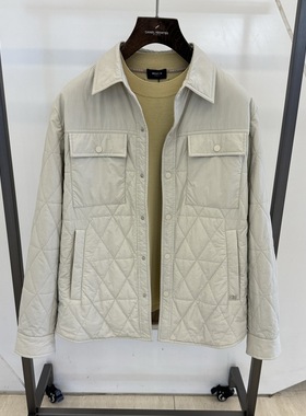 Hechter/丹尼爱特秋冬款商务休闲翻领棉衣外套DJ41802专柜5990HC