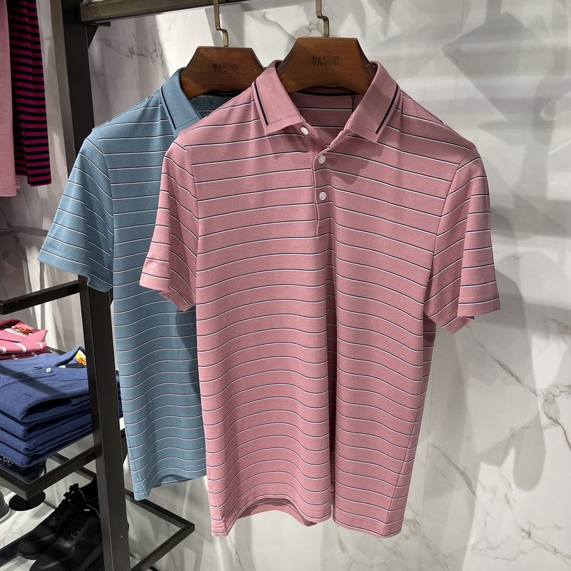 华斯度男装春夏款商务休闲纯色翻领短袖T恤21Y051225专柜1986