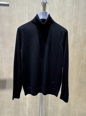 卡尔丹顿男装秋冬新款翻领羊毛针织羊毛衫KEBW44110ZAB1专柜2380