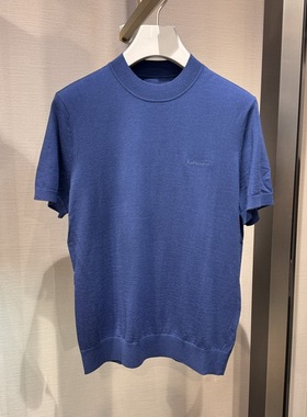 卡尔丹顿男装秋冬针织圆领短袖羊毛衫AD5W04402双色可选专柜2380