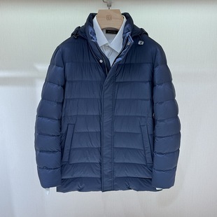 博斯绅威BOSSsunwen男装连帽商务鹅绒羽绒服124325551870专柜5980