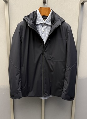 卡尔丹顿男装秋冬水貂毛皮内胆连帽尼克服KFBW55611FAN7专柜9800